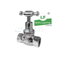 Stop Cock T Head Chrome Plated female/female
