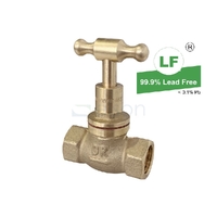 Stop Cock T Head Rough Brass female/female
