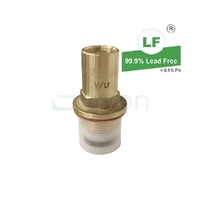 Anti-vandal Top Assembly. Flat Spindle Brass