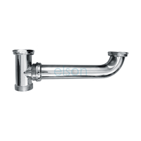 Connector Copper Double Bowl Chrome Plated