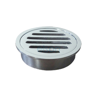 Grate Suit ID Copper Pipe Round Brass Chrome Plated