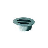 Grate Suit ID PVC Pipe Round Brass Chrome Plated