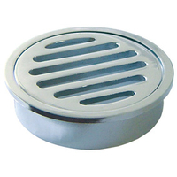 Grate Suit ID PVC Pipe Round Brass Gold Plated