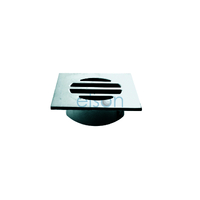 Grate Suit ID PVC Pipe Square Brass Chrome Plated