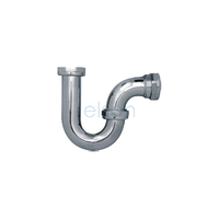 P Trap Copper Chrome Plated Easy Fix Suit PVC