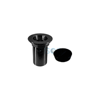 Plug & Waste Overflow With Rubber Plug Brass Chrome Plated