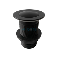 Plug & Waste Pop-up Brass Black