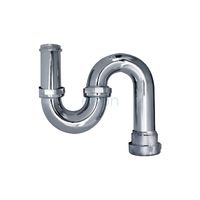 S Trap Copper Chrome Plated Easy Fix Suit PVC