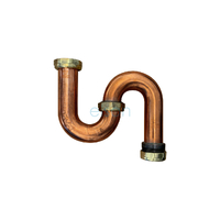 S Trap Copper Copper Finish Easy Fix