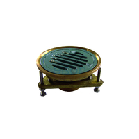 Waste Vinyl Floor With TIMBER Floor Fixing Plate Suit ID PVC Pipe Brass Chrome Plated