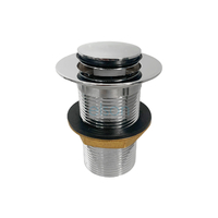 Plug & Waste Ezi-clean Pop-up Brass Chrome Plated