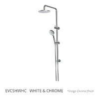 Evolve Combination Shower - 3 Function Hand Shower -  White &amp; Chrome