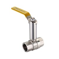 20mm FI X FI AGA Approved Ball Valve Extended Handle Lever Handle