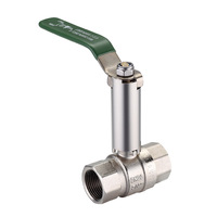 15mm FI X FI Dual Approved Ball Valve Extended Lever Handle 