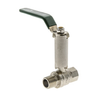 15mm MI X FI Dual Approved Ball Valve Extended Lever Handle 