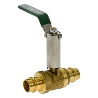 Watermarked Ball Valve Press Fit Extended Lever Handle DN50 With Union Lead Free