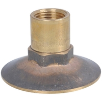 15mm X 50mm Flanged Bib Extension Brass