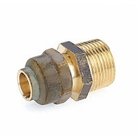 15mm FL X 15mm MI Male Flared Union (1/2" FL X 1/2" MI) C/P