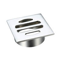 50mm Square FLoor Grate FIxed C/P  6061048