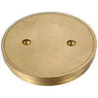 100mm Clear Out Round Brass 