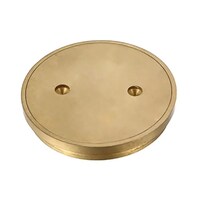 100mm Clear Out Round Brass 