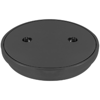 100mm Matte Black Clear Out Round 
