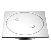 Clear Out Square 100MM Brushed Gold