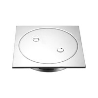 100mm Matte Black Clear Out Square 