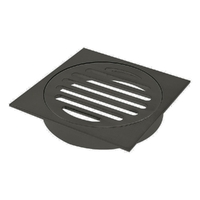 Floor Grate Square Gun Metal 100mm