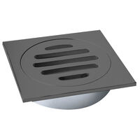 100mm Square FLoor Grate Trapscrew M/B 6061008B
