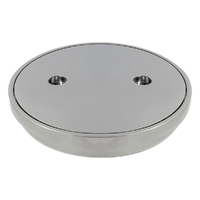 Clear Out Round  100MM Matte Black