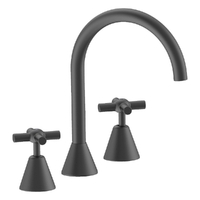 Fusion Cross Hob Sink Set - 4 Star - Jumper Valve Gunmetal (Lf)