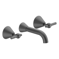 Fusion Lever Bath Set - 1/4 Turn Ceramic Gunmetal