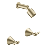Fusion Lever Shower Set - Sileno Shower - 3 Star - 1/4 Turn Ceramic Brushed Gold