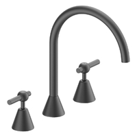Fusion Lever Hob Spa Set - 1/4 Turn Ceramic Gunmetal