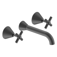 Fusion Cross Wall Spa Set - Jumper Valve Gunmetal
