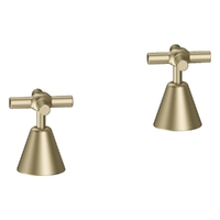 Fusion Cross Sink Top Assemblies - Jumper Valve - Brushed Gold (Lf)