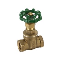 20mm Watermarked Gate Valve Brass 