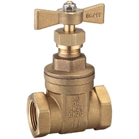 Watermarked Gate Valve Brass 20mm Brass Handle