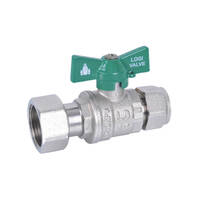 20X15mm Swivel Nut Ball Valve Water With Olive 