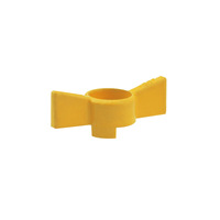 BUTTERFLY HANDLE YELLOW SUIT DN15/DN20