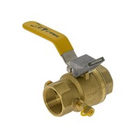 15mm AGA Approved Ball Valve Lockable With Test Point FI X FI