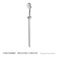 Evolve 3 Function Hand Shower On Swivel Wall Bracket - 3 Star - Brushed Chrome