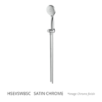 Evolve 3 Function Hand Shower On Swivel Wall Bracket - 3 Star - Satin Chrome