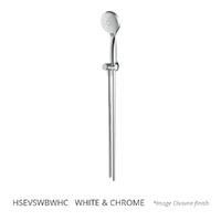 Evolve 3 Function Hand Shower On Swivel Wall Bracket - 3 Star - White Chrome