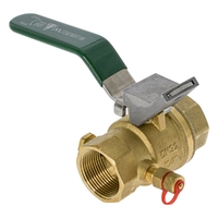 WMK Ball Valve HVAC With Test Plug FI X FI 10MM LF