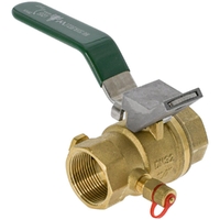 Watermarked Ball Valve HVAC With Test Plug FI X FI 50mm