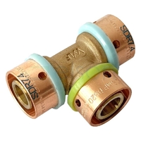 Tee Water SDR7.4 PEX 20mm x 20mm x EPS CRIMP 20mm(CEN)