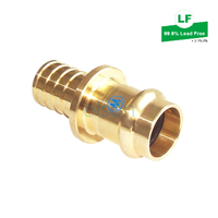 ADAPTOR elson PRESS DN15 X BUSHPEX PULL-ON 16mm DR BRASS