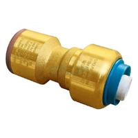 No.1 Straight Coupling 16mm x DN15 Cu